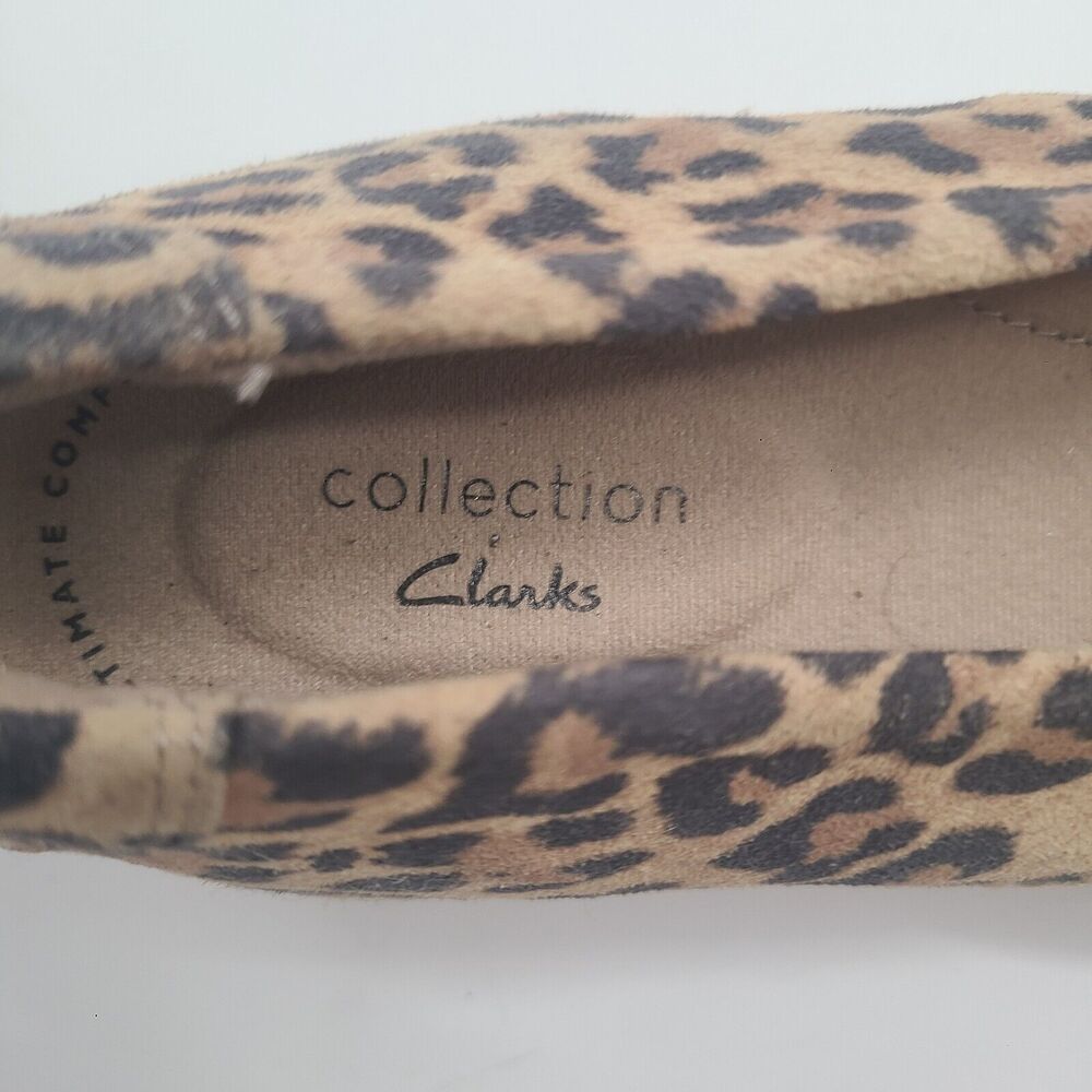 Clarks Collection Slip-On Size 8.5m Leopard Print… - image 7